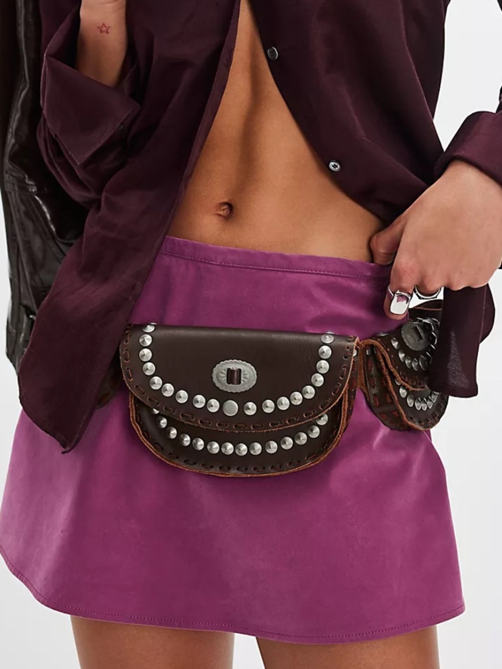 Free People Lucky Star Pocket belt